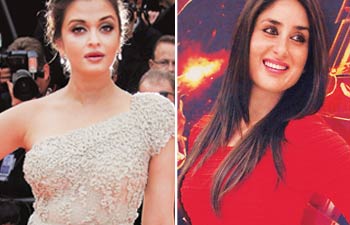Kareena Kapoor and Aishwarya Rai-Bachchan to walk red carpet at Cannes